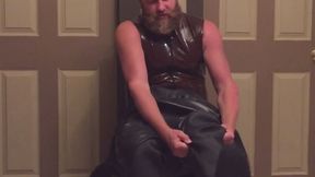 Heavy Rubber Layers - Black on Brown