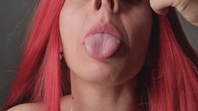 Valentineâ€™s Silly Face Tease â€“ Naughty Fetish Up Close!