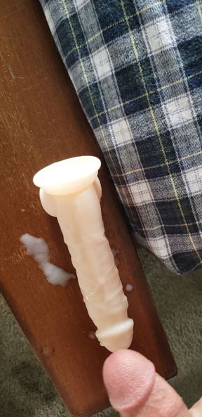 End to a long edge session, cumming on my toy