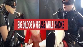Supervized anal dildo play while chain smoking - Full Movie