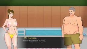 [Gameplay] Amy's Ecstasy Gameplay #23 Little Cum Slut For Big Dick Old Man