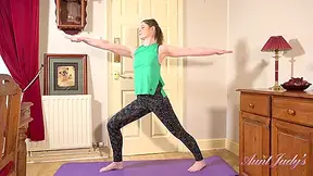 Aurora Works Out, Then Strips & Masturbates