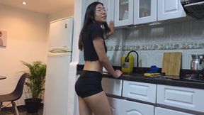 Her Mother Leaves Her Alone with the Stepfather and She Takes Advantage of the Opportunity