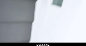 Sasha Rose's Tiny Milf Fucks Boss's Ass Hard