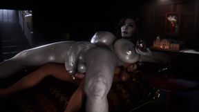 No Clothes Futa Lady D on top of Jill