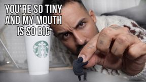 You're so tiny and my mouth is so big - Lalo Cortez