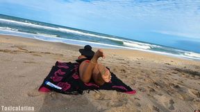 Me follo a PUTA desconocida en playa nudista de México