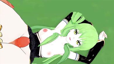 Futa Villetta Nu takes rough fucking with C.C.'s watchful eyes