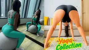 Horny Asian Milf Yoga Fuck Collection