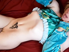 Small tits shemale bonked by 2 horny guys