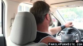 Gorgeous stepson takes fathers fat dick up the ass profound