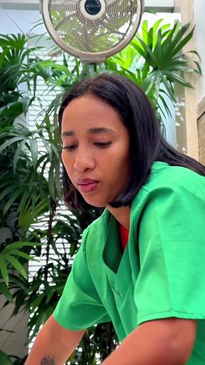 Four Hands Massage with Happy Ending and a Sexy Shemale!