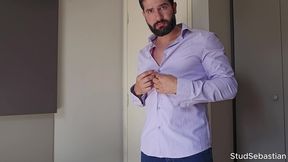 solo verbal alpha jerking off and cumming