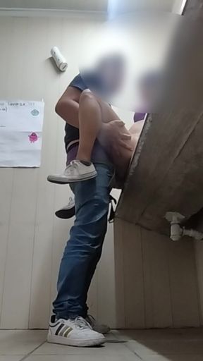 I visit the teacher and take her to the bathroom