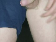 Smoked some weed and got horny outside