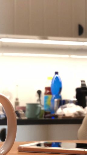 Braless Mini G-String Sylvia in the Kitchen doing the Dishes   Clip 1