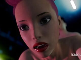 The access code is my pussy. Cyberpunk fuck with sexy busty babe