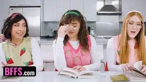 BFFS - Besties Book Club Meeting Share Their Lustful Thoughts That Makes Them Horny