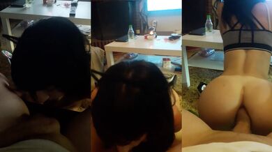 Teen stepsister suck my cock and gave me anal