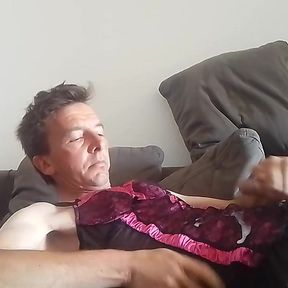 Leatransteen Rides Dildo, Pump Cock and Cums Massive