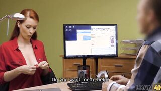 LOAN4K. Alluring red head wants a vet clinic and knows how to got it