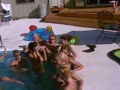 Coed amateur teens group sex in dorm room