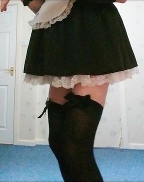 Lick My Blonde Sissy-maid Cum
