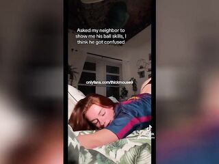 18YO FC BARCELONA FAN SQUIRTS ON LIVE STREAM *ACCIDENT*