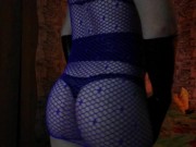 shemale sissy boy shows ass and cock part 1