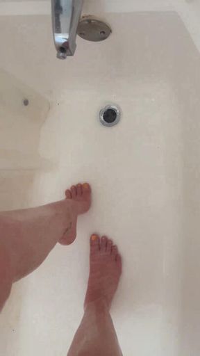 POV: Soapy Feet Shower Tease