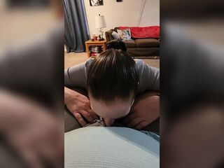 Oral-sex enjoyment cheerful ending