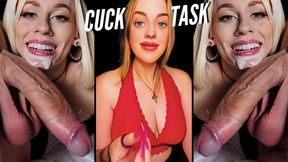Cuck Task - Suck The Dick That Fucked Your Girlfriend or Wife