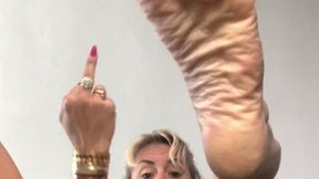 you're nothing but a cuck bitch foot slave cum eating ATM, POV