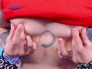Close -up nipples. Full in my Fansly