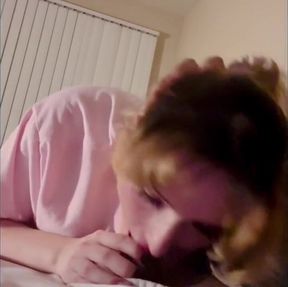 Trans beauty Daniela Chanel takes BBC stranger’s slumber party load in curvy anal