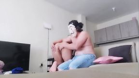 HALLOWEEN IS HERE! BIG ASS AND BUSTY STEPMOM WITH A NICE, NARROW AND JUICY PUSSY FUCKS FOR HALLOWEEN WITH HER OWN STEPSON, REAL HOMEMADE AMATEUR SEX.