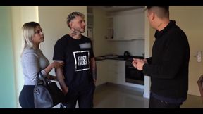 Rough Anal Sex with Big Ass Blonde! I Cum in Her Round Ass