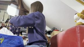 Amateur Casting Backstage: Try-On Haul Featuring Tight Mini Skirt Panties and Alluring Models