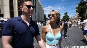 a day with veronica leal: sightseeing, anal fucking, creampies
