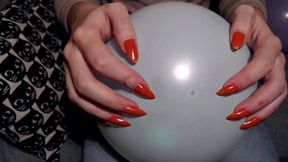 Sharp fingernails destroying