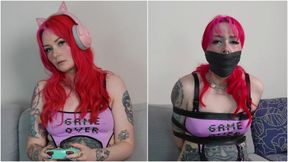 Mimi: Gamer Girl in Strict Belt Bondage!(4K)