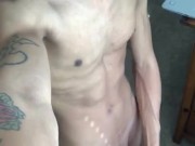 Emo Twink Early Morning Shower Teasing Myself