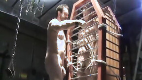 ”BoundMucleJocks: Master Franco Dax wraps Chet Walkers balls until it almost burs”