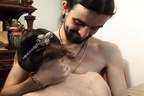 This busty slut fucked her neighbor