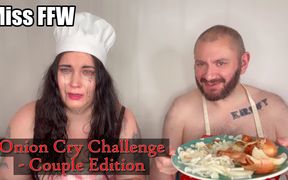 Onion Screaming Challenge Couple Edition - Cum Facial Ending