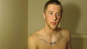 Flexible Trenton Fisher Cums on His Chest