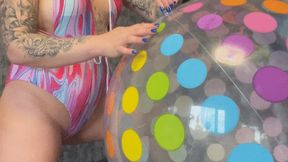 more air in dotted beachball