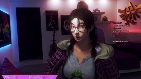Julia Chang - Intruder on Her Live Stream