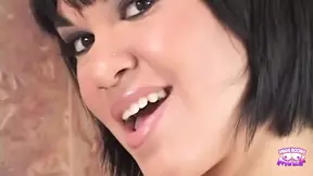 Naughty Brunette Swallows Cum After Getting Drilled by Mature MILF