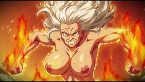 Ai Made Anime Scenes with Topless Women